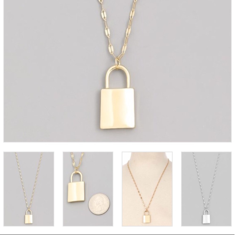 Locked Pendant with Chain